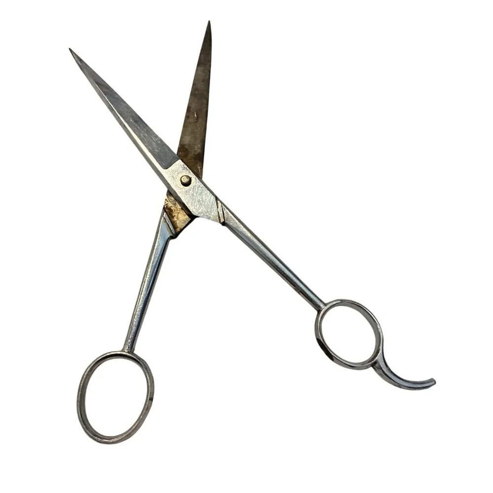 Vintage Boker Chromium Scissors Thinning Barber Cutting Thinning Hair 7.5
